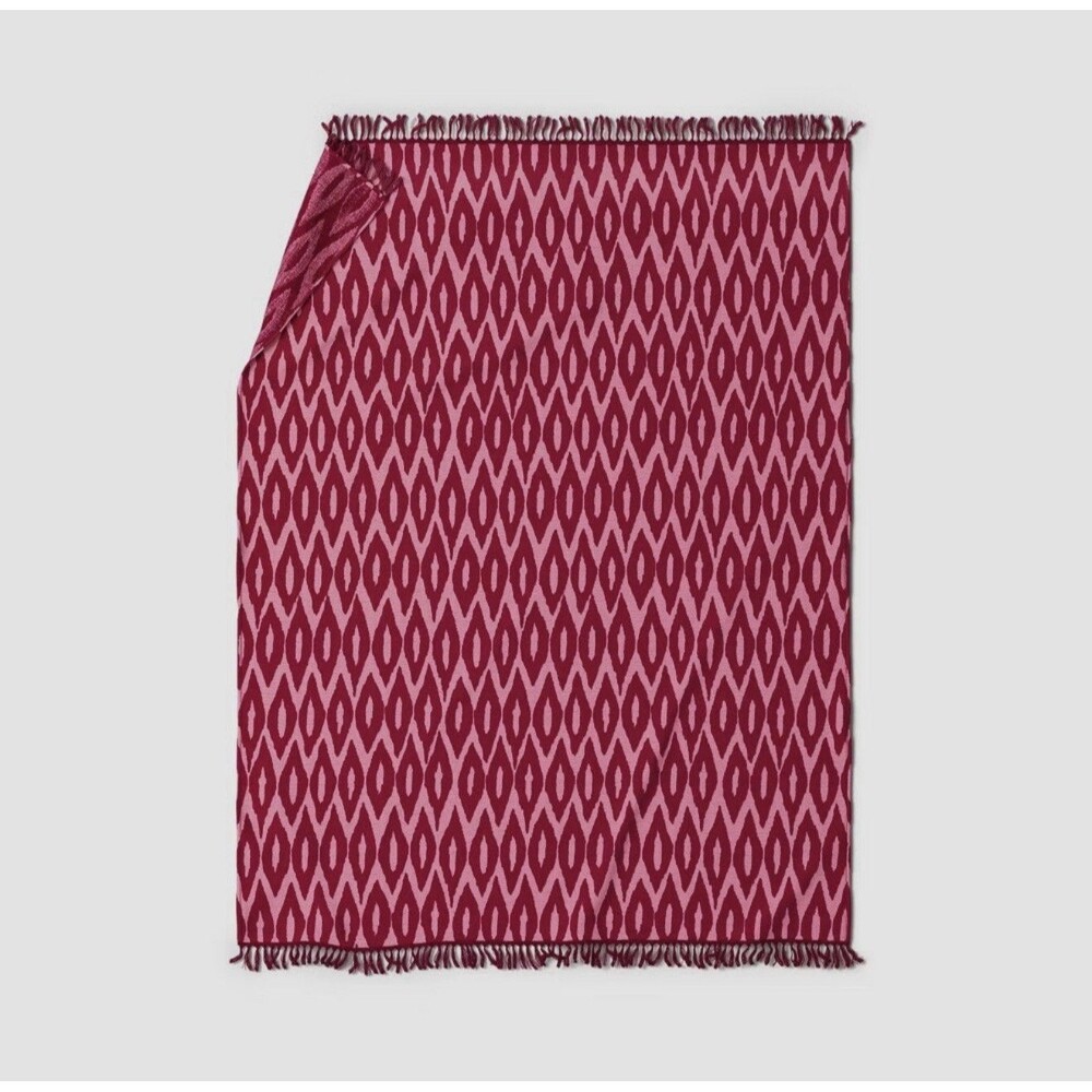 80" x 60" Outdoor Beach Blanket Pink Threshold Picnic Camping